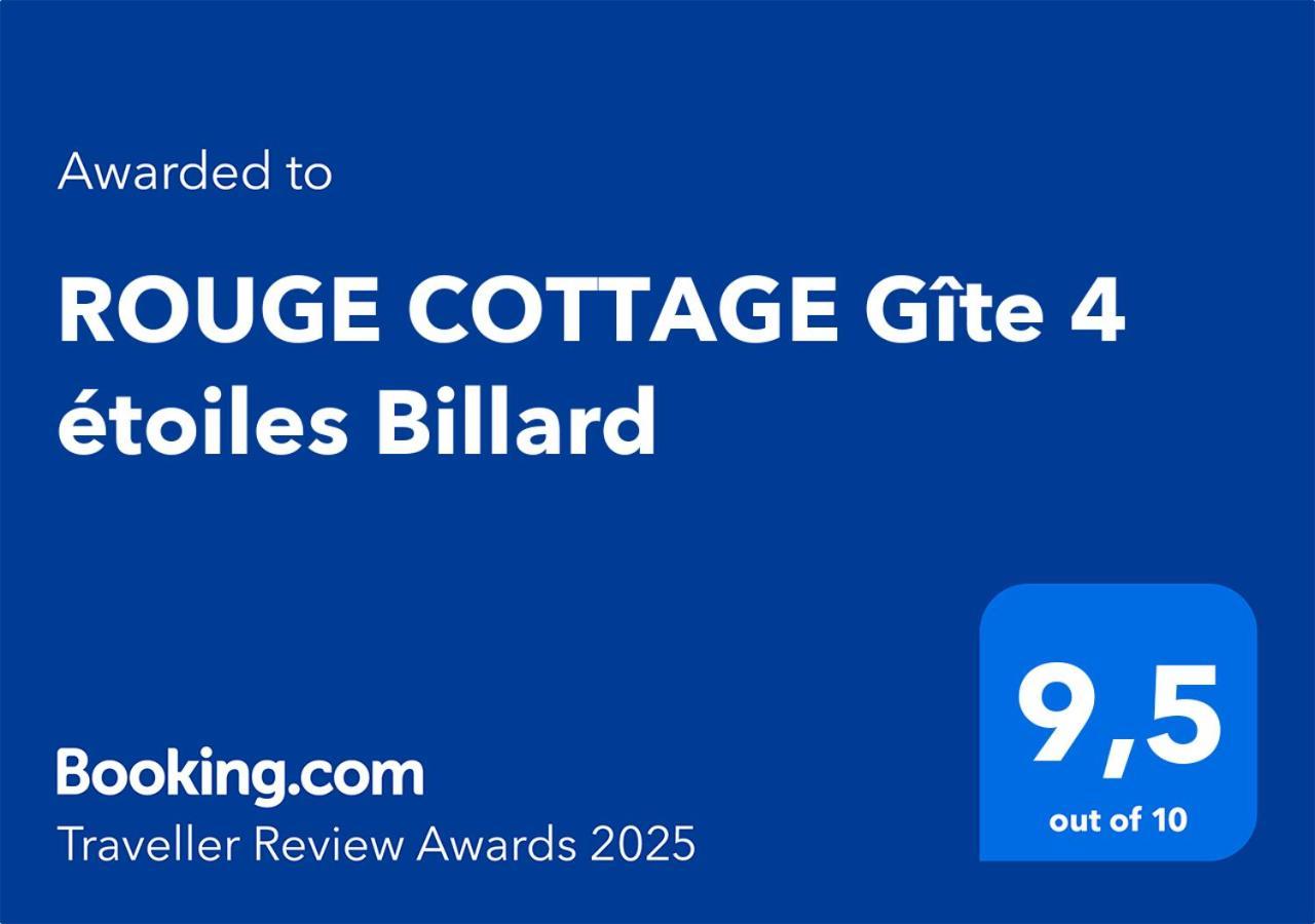 Rouge Cottage Gite 4 Etoiles Billard Gueutteville-les-Gres Kültér fotó